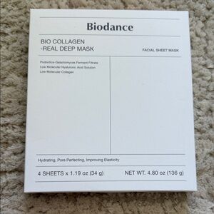 Bio Collagen Facial Sheet Mask - White